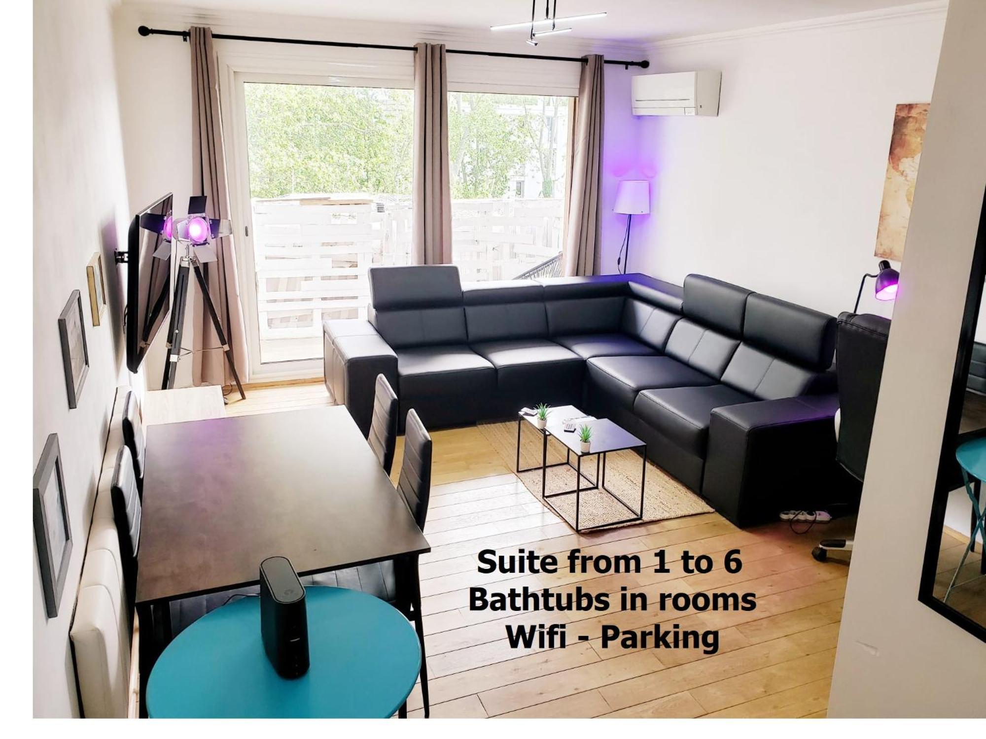 Suite From 1 To 6 - Bathtubs In Rooms - Air Conditioned Residential Appartement - Self-Arrival - Wifi - Netflix Disney - Kitchen - Laundry - Parking Avignon Exterior foto